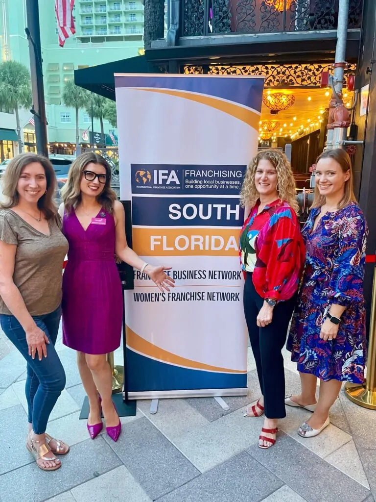 WFN/FBN Leadership Committee at the Franchise Expo South Kickoff event 2024