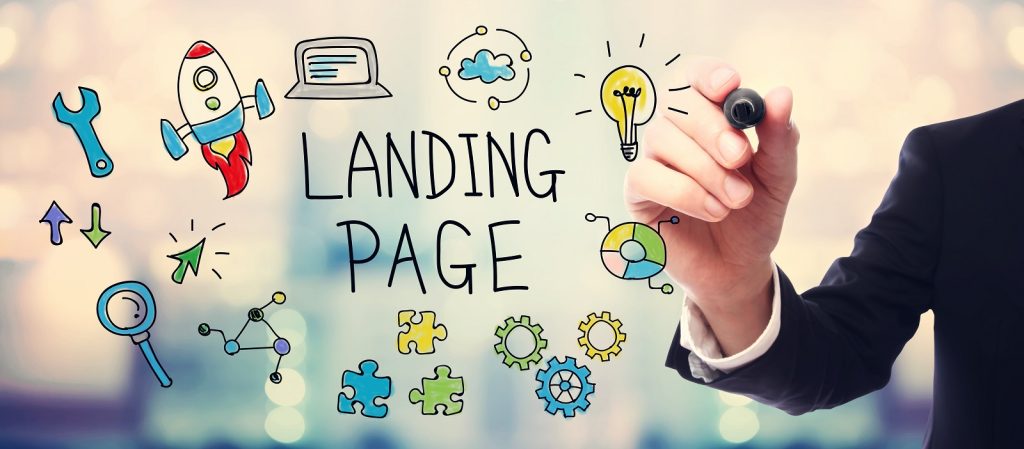 create a landing page